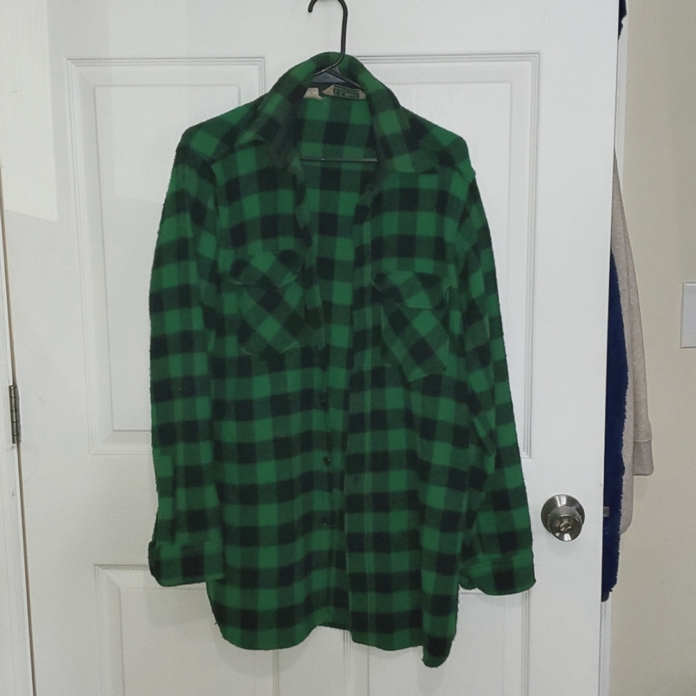 VTG L.L. Bean Wool Button Down Shirt